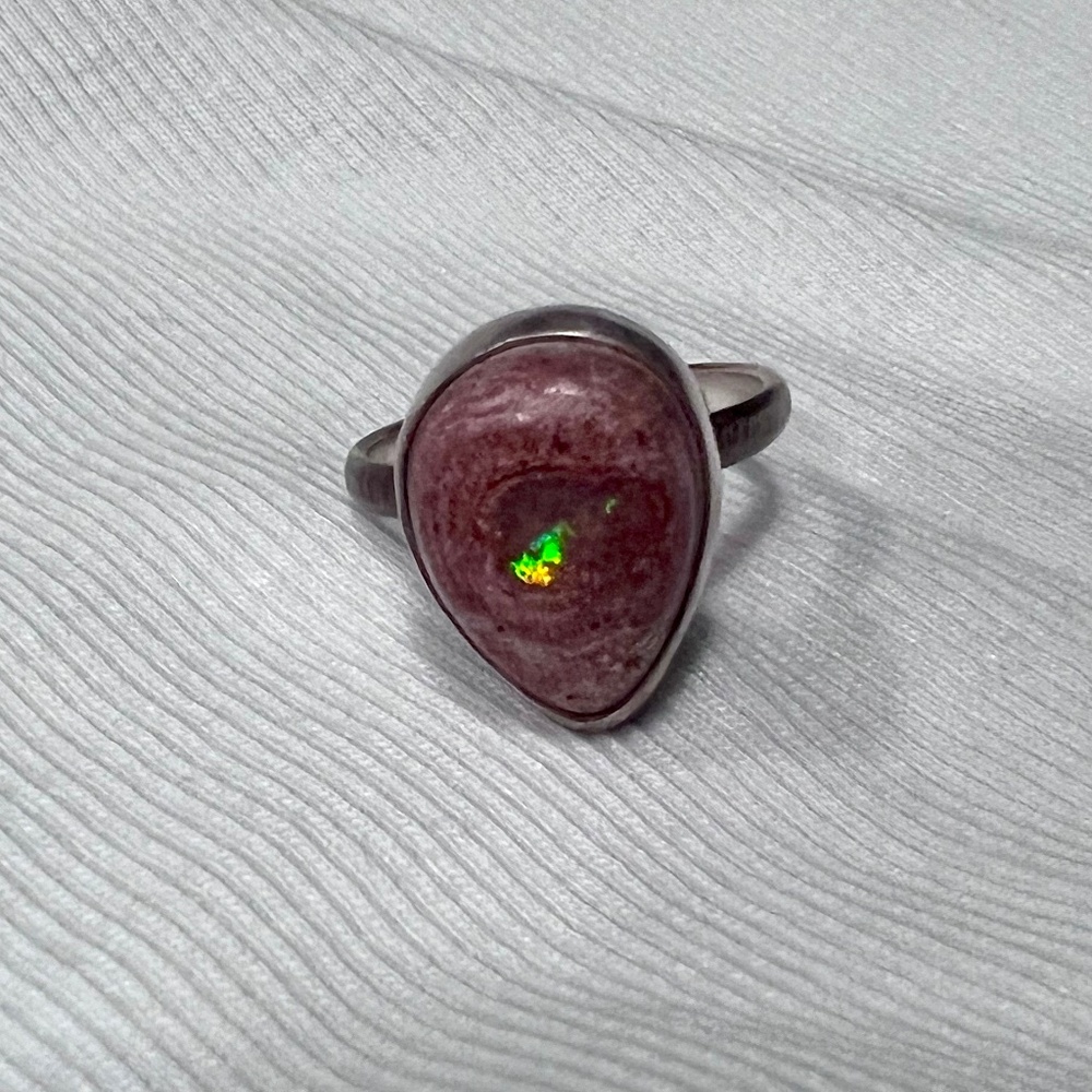 Fire Opal Ring - image 1